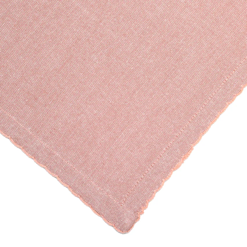 Recycelte Tischdecke Felicia, Hellrost/Beige