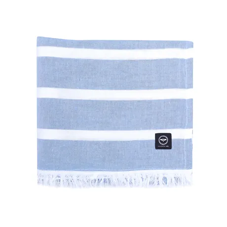 Recycelte Tagesdecke Olivia, Hellblau