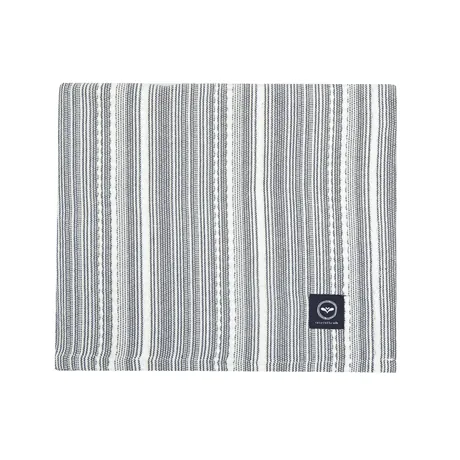 Recycelte Tischdecke Ebba, Dunkelgrau/Beige