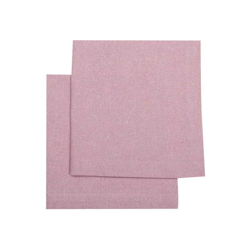 Recycelte Serviette Elin 2er-Pack, Hellrosa