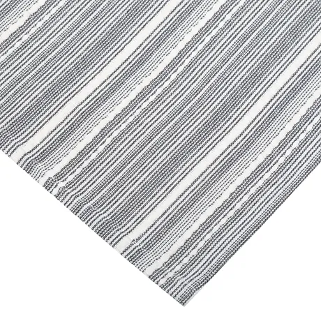 Recycelte Tischdecke Ebba, Dunkelgrau/Beige