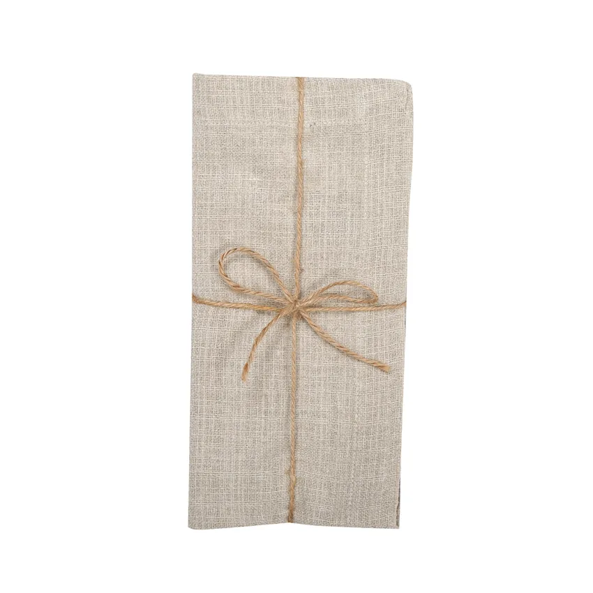 Recycelte Serviette Meja 2er-Pack, Natur