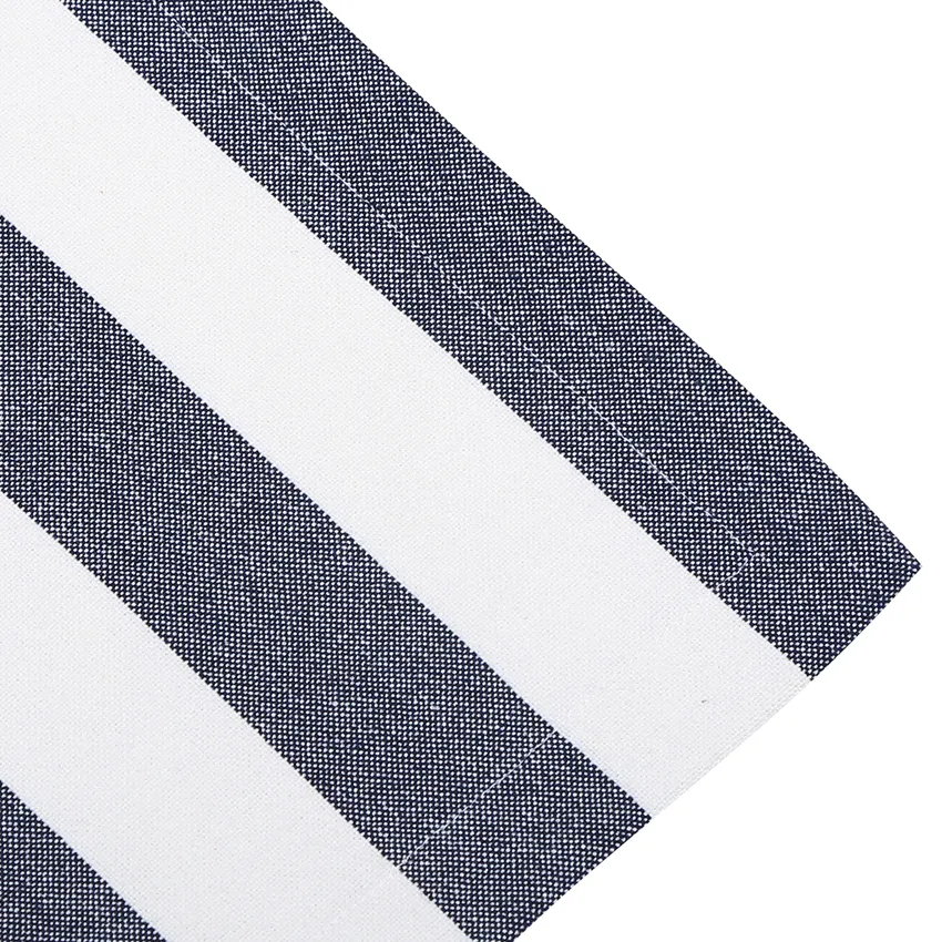 Recycelte Tischdecke Sam, Navy Blau/Beige