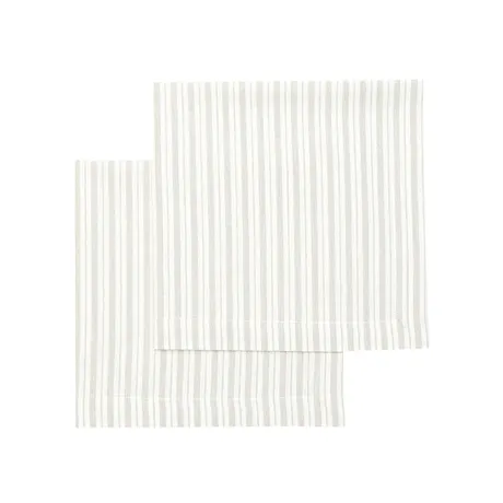 Recycelte Serviette Alf 2er-Pack, Natur/Beige