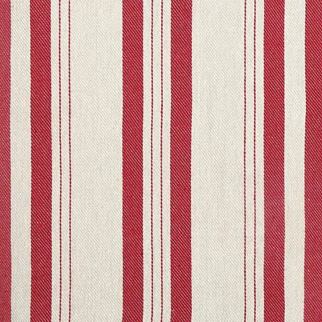 Recycelter Stoff Isabell, Natur/Dunkelrot