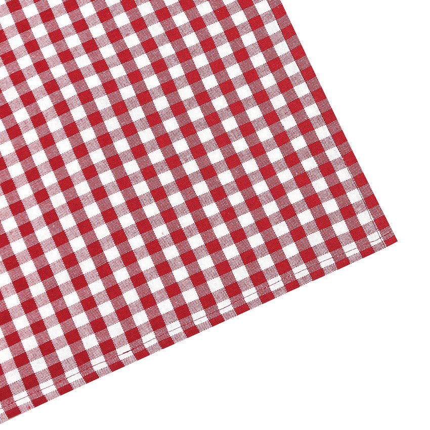 Recyceltes Küchentuch 2er-Pack Bella, Dunkelrot/Beige