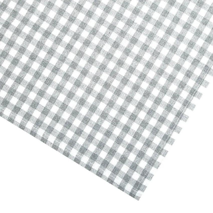 Recyceltes Küchentuch 2er-Pack Liam, Grau/Weiß