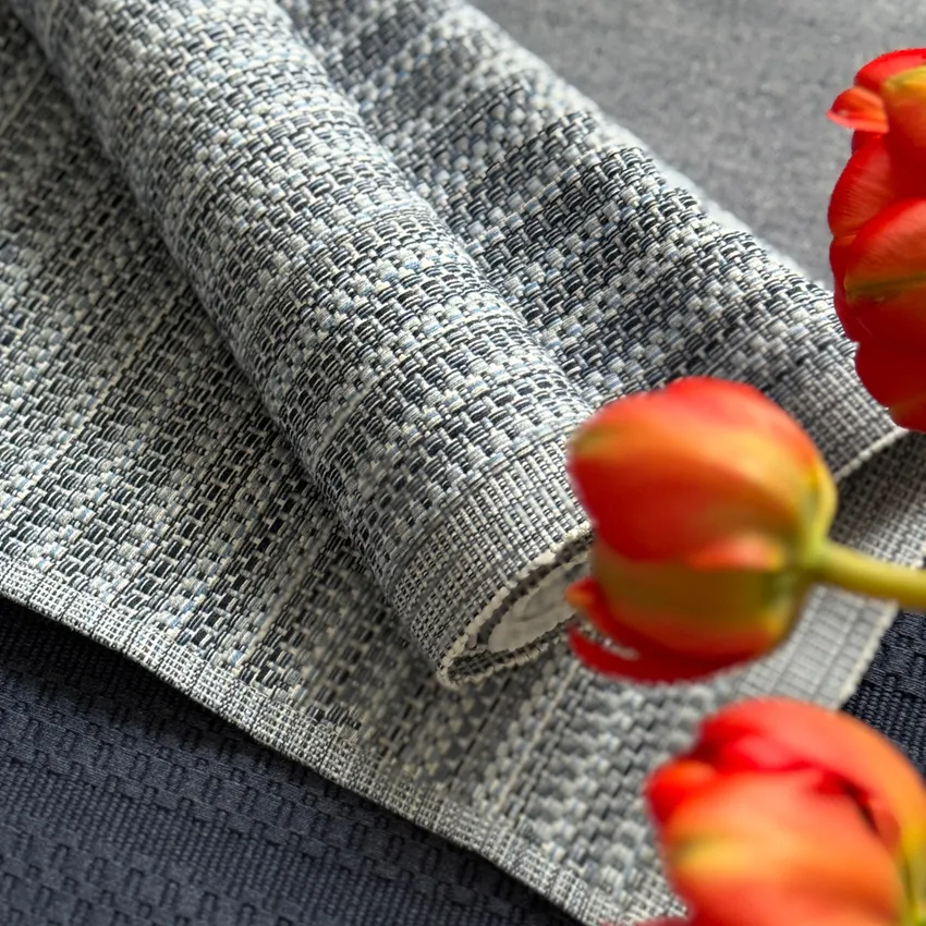 Recycelt Tischläufer Gerda, Blau Multi