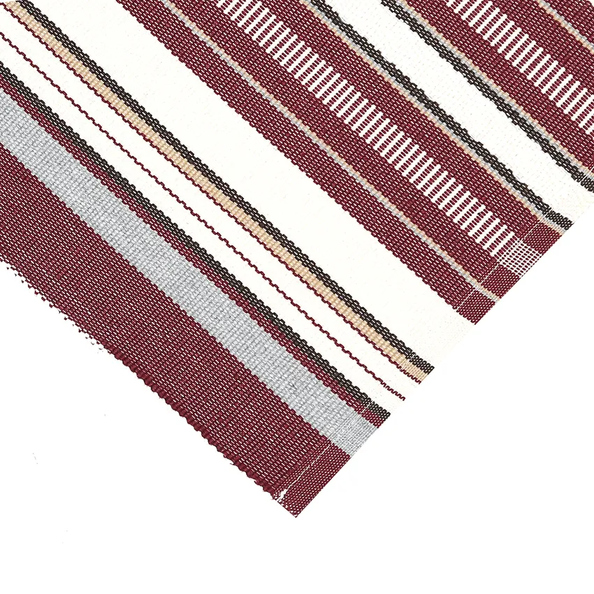 Recyceltes Platzset 2er-Pack Karin, Burgund Multi