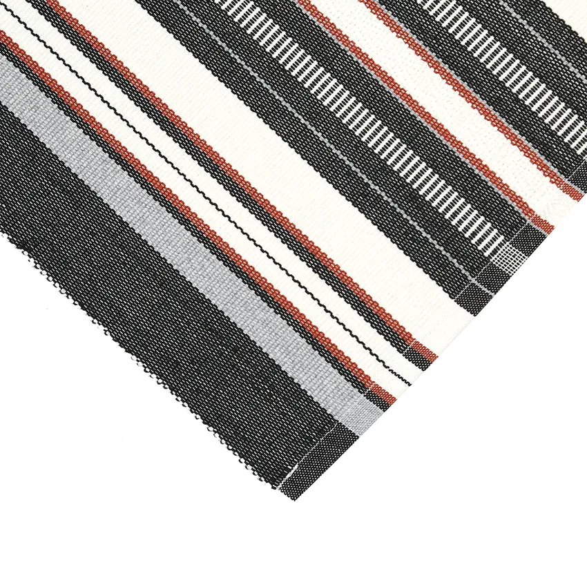 Recyceltes Platzset 2er-Pack Karin, Schwarz Multi