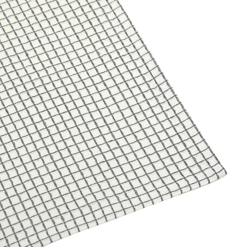 Recyceltes Küchentuch Freddy, Beige/Dunkelgrau