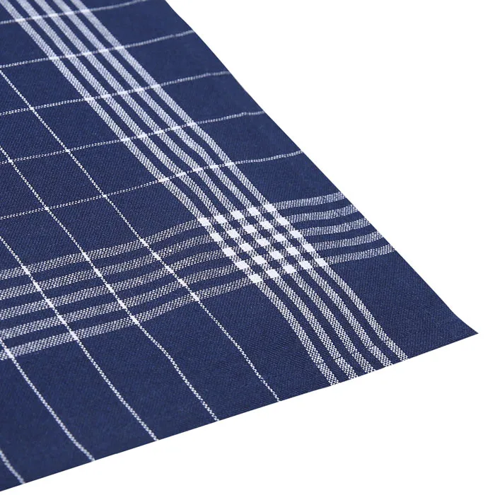 Recyceltes Küchentuch 2er-Pack Astrid, Navy Blau/Weiß