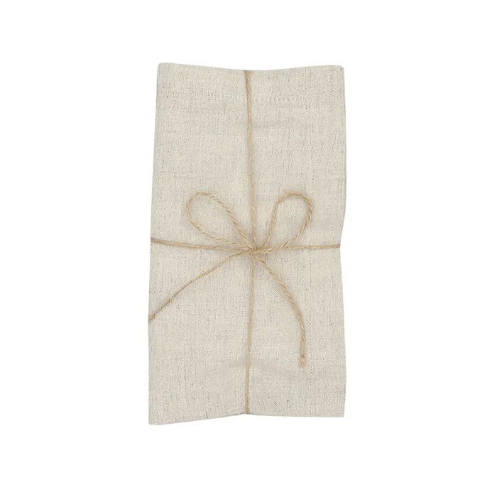 Serviette 2er-Pack Lukas, Natur