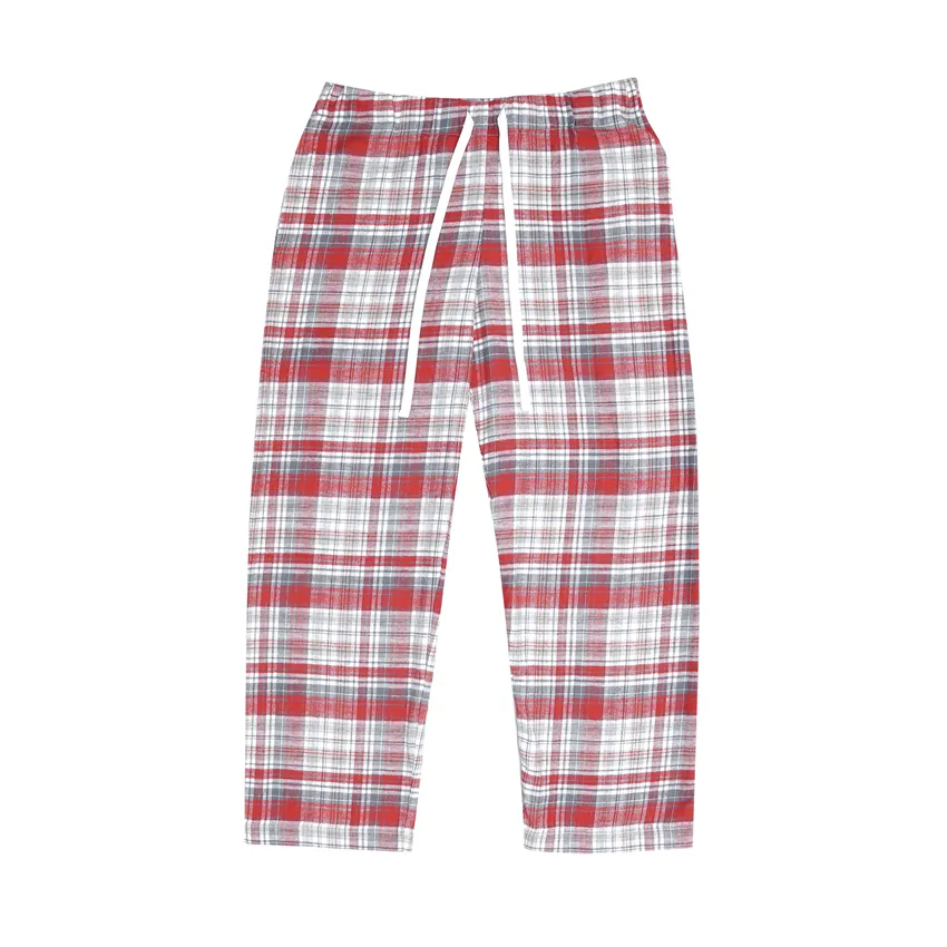 PyjamasSet 2-teilig Åre, Rot/Weiß