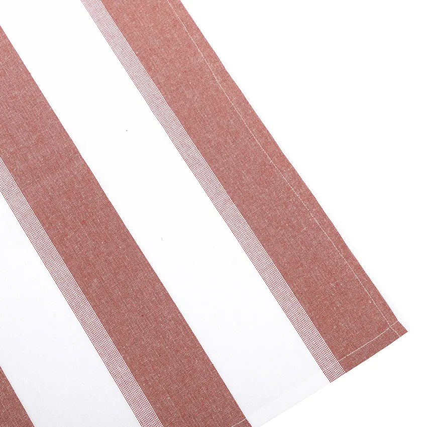 Recycelte abwischbare Tischdecke Moa, Rost/Weiß