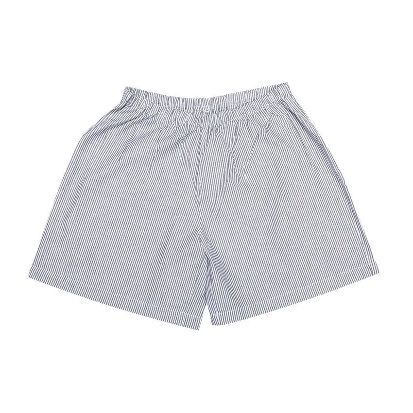 PyjamasSet 2-teilig Runmarö, Kurz, Navy Blau/Weiß