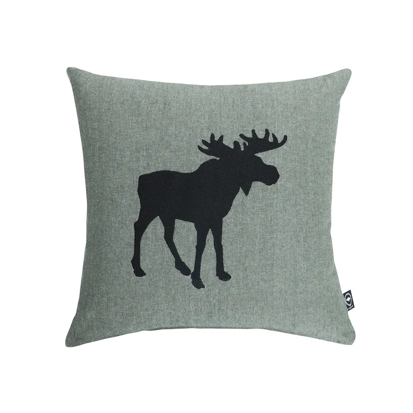 Recycelt Kissenbezüge Helge, Olivgrün