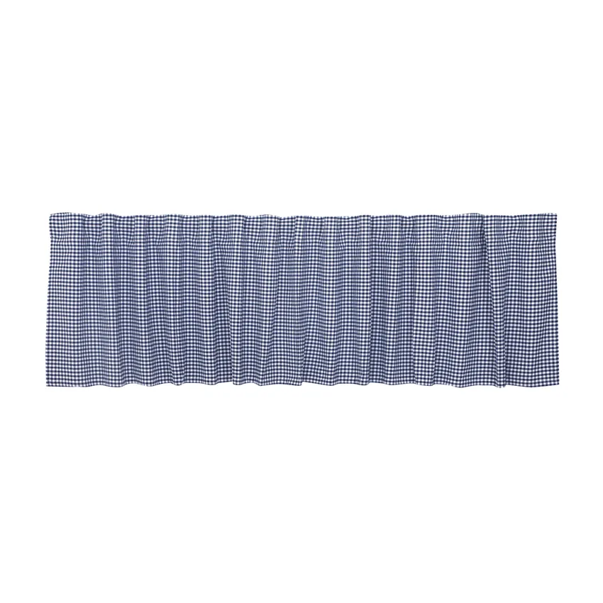 Recyceltes Raffrollo Madicken, Navy Blau/Weiß