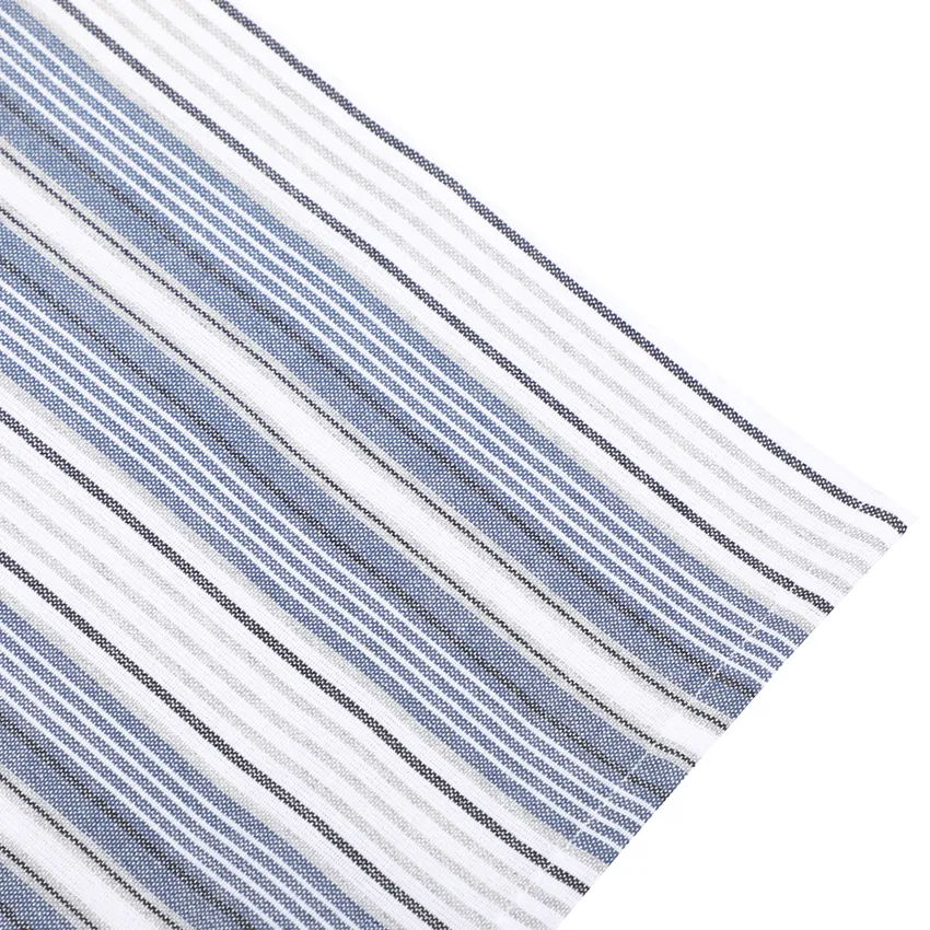 Recyceltes Küchentuch 2er-Pack Eden, Graublau/Weiß