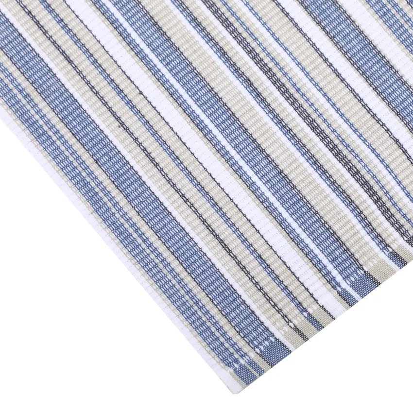 Recyceltes Platzset 2er-Pack Jonas, Graublau/Natur