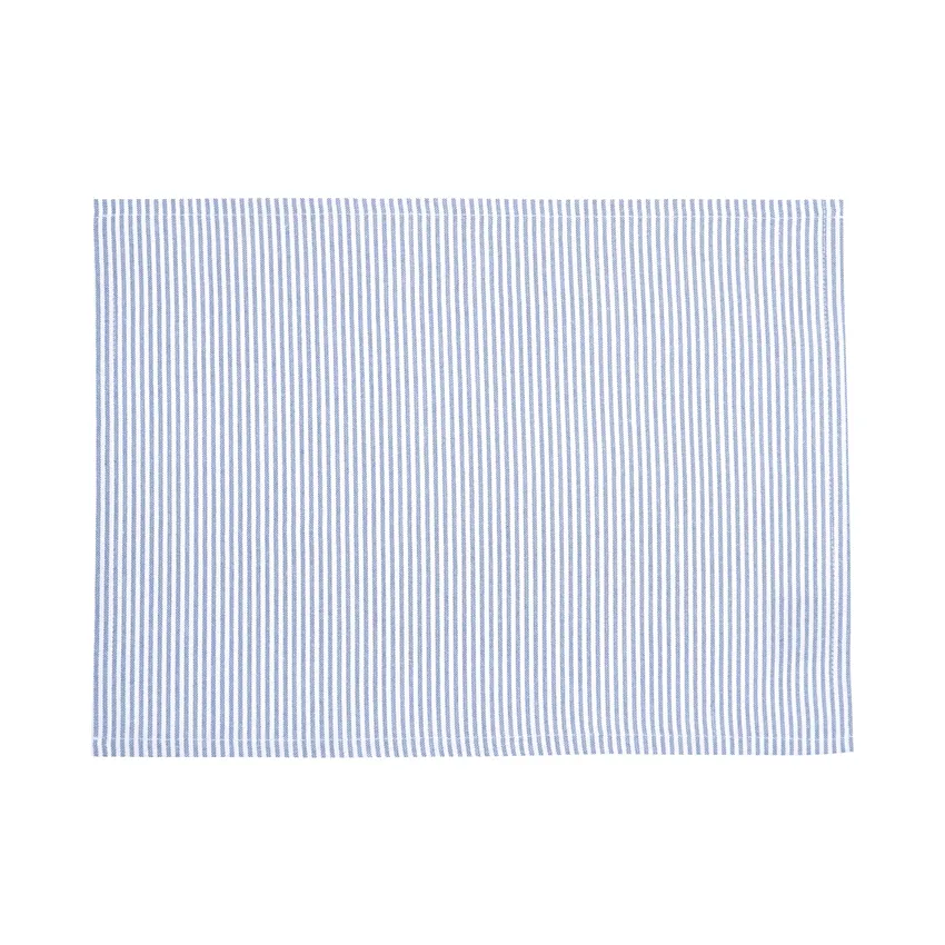 Recyceltes abwischbares Platzset 1-Pack Bosse, Graublau/Weiß