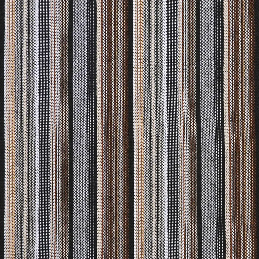 Recycelt Stoffe als Meterware Goa, Schwarz Multi