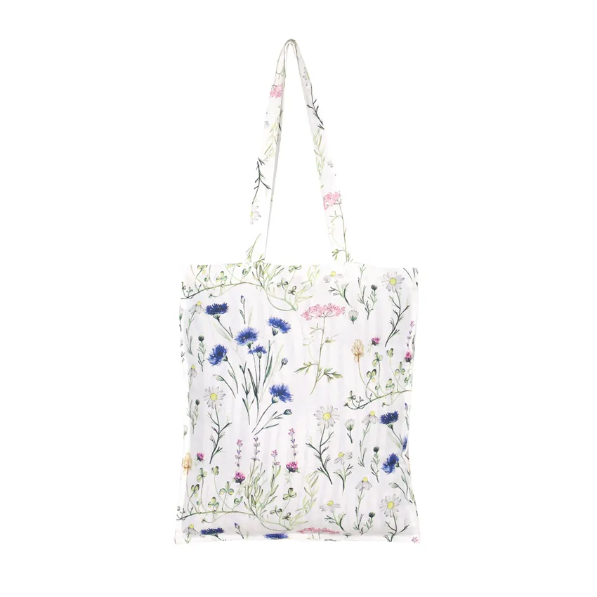 Recycelte Tasche Hilma, Blau/Grün