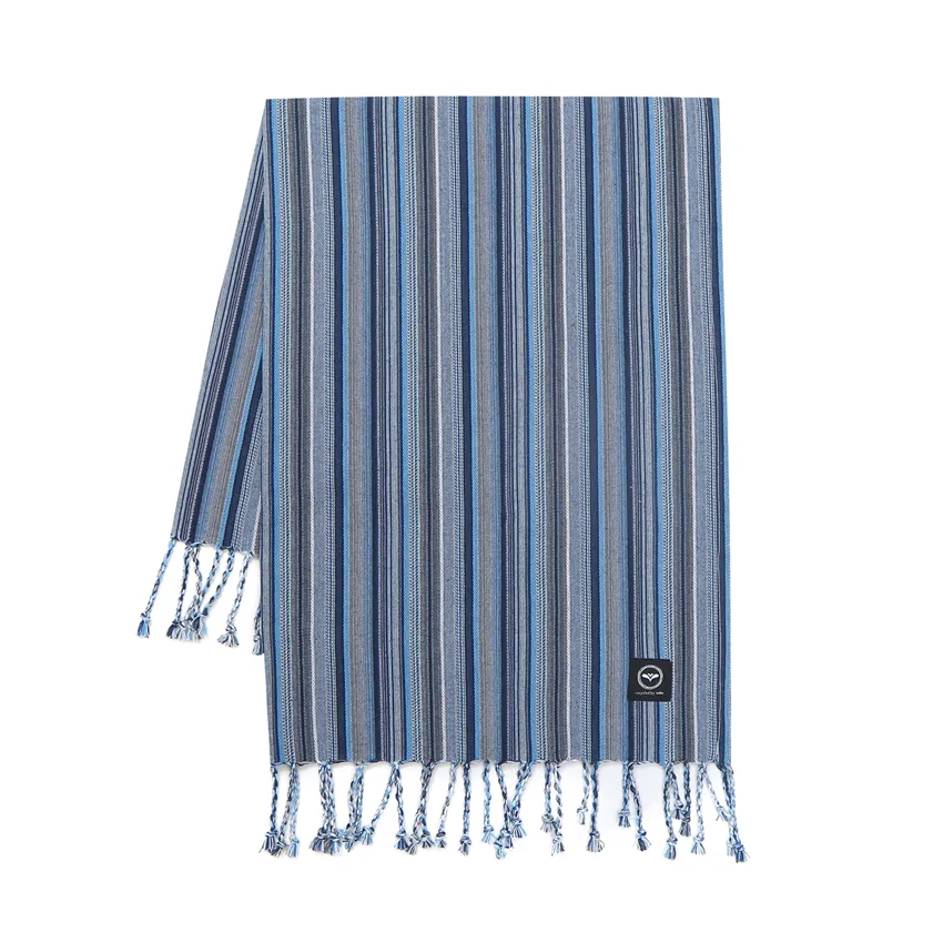 Recycelt Hamam Badelaken Goa, Navy Blau