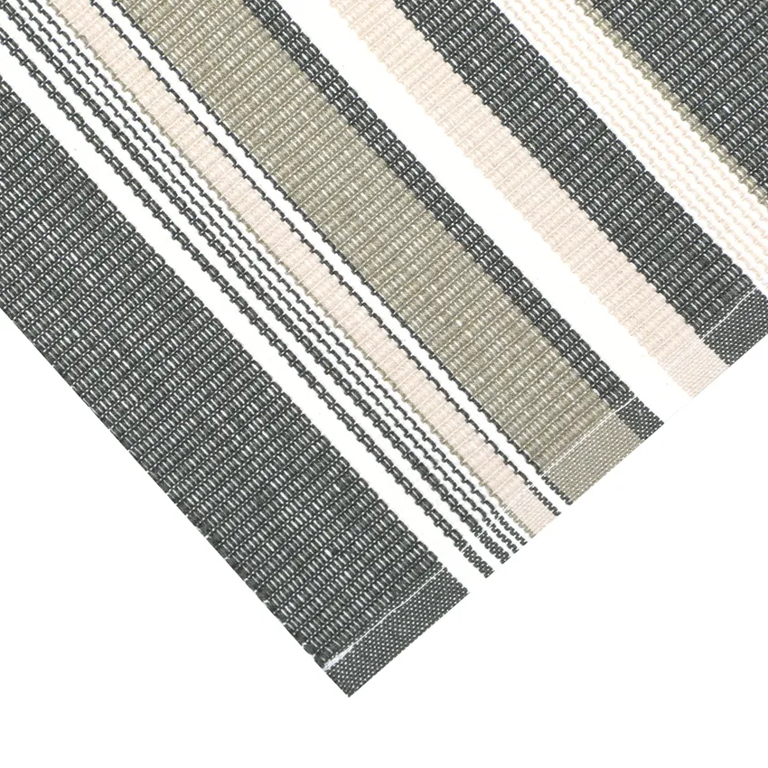 Recycelt Tischläufer Ruben, Olivgrün/Beige