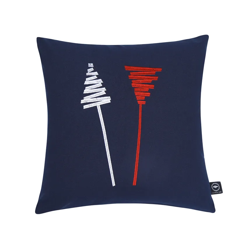 Recycelt Kissenbezüge Norrö, Navy Blau