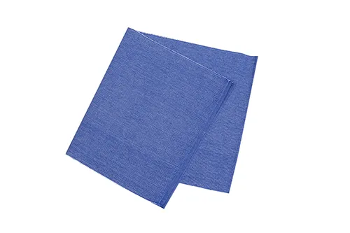 Recycelter Tischläufer Elin, Blau/Weiß