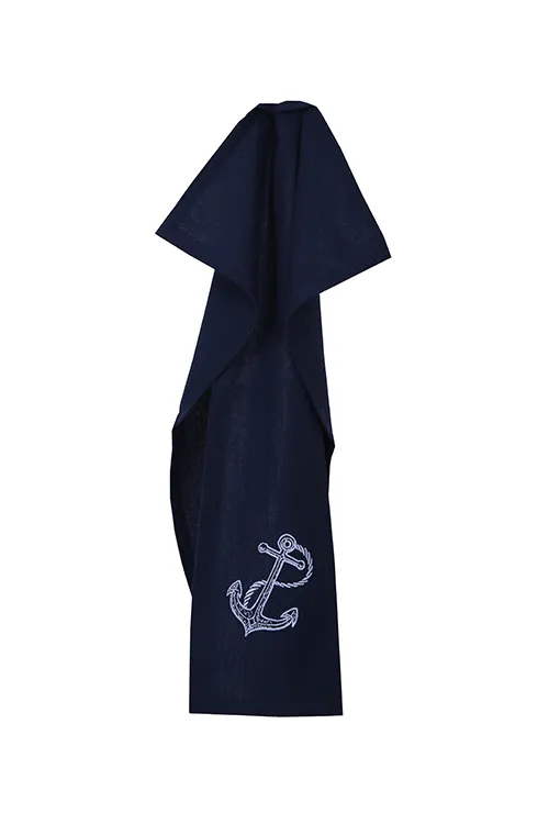 Recyceltes Geschirrtuch Ankaret, Navy Blau