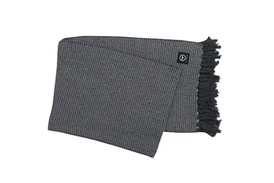 Recyceltes Plaid Valter, Dunkelgrau/Grau