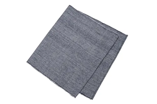 Recyceltes Tischset Elin 2er-Pack, Navy Blau/Weiß