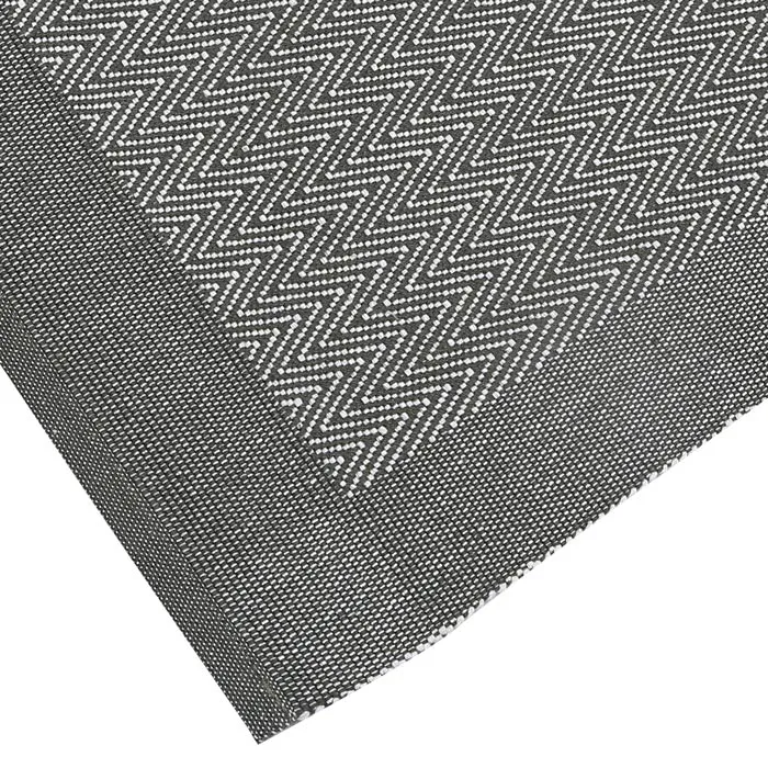 Recyceltes Tischset Agnes 2er-Pack, Olivgrün/Beige