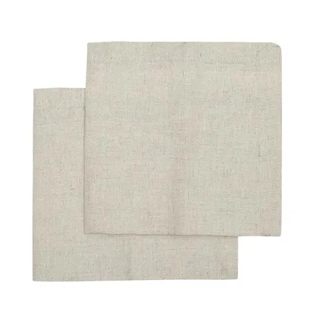 Serviette Lukas 2er-Pack, Natur