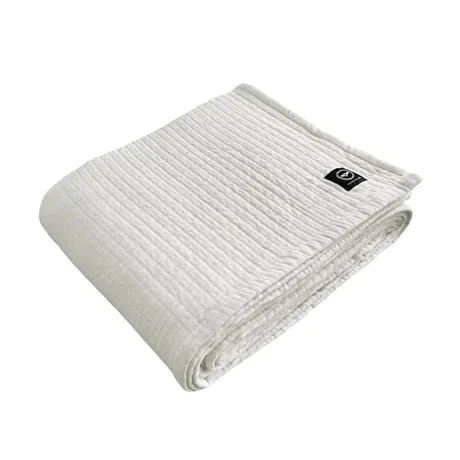 Recycelte Tagesdecke Gunnar, Ecru/Beige