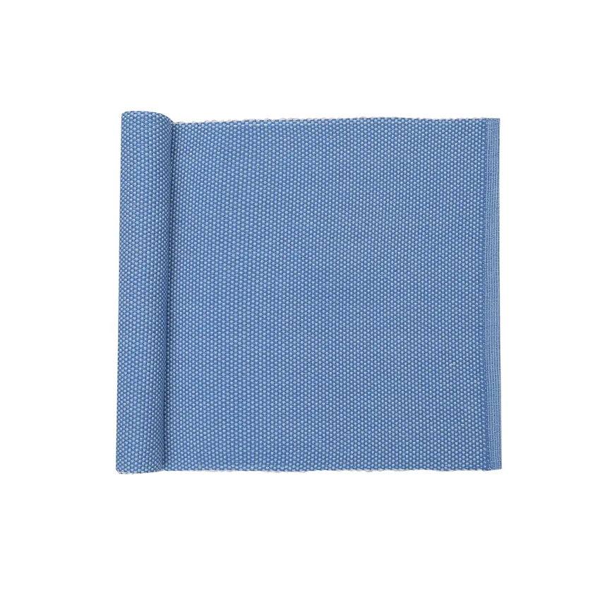 Recycelter Tischläufer Kalle, Blau/Hellblau