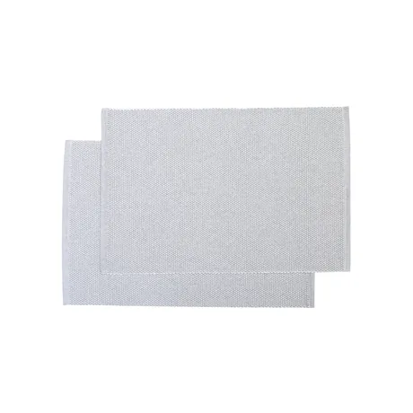 Recyceltes Tischset Kalle 2er-Pack, Grau/Hellgrau