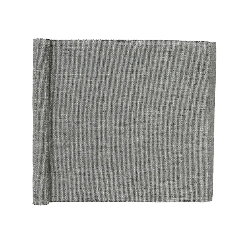 Recycelter Tischläufer Elin, Olivgrün/Beige