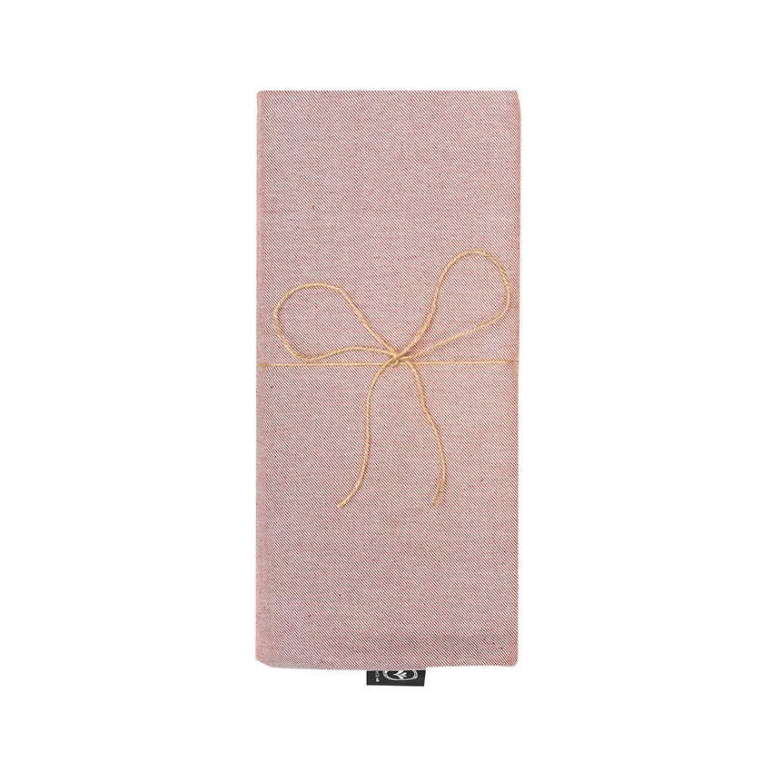 Recyceltes Bettwäsche-Set Estelle, 2-parts, Rost/Beige