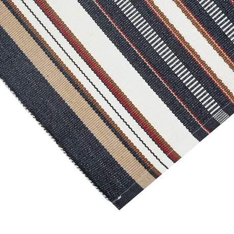 Recyceltes Tischset Karin 2er-Pack, Navy Blau Multi