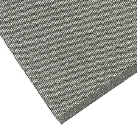 Recyceltes Tischset Elin 2er-Pack, Olivgrün/Beige