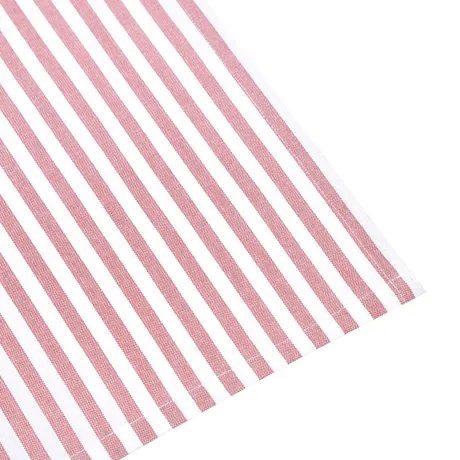 Recycelte Abwaschbare Tischdecke Melker, Rosa/Weiß