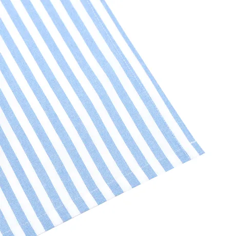 Recycelte Abwaschbare Tischdecke Melker, Hellblau/Weiß