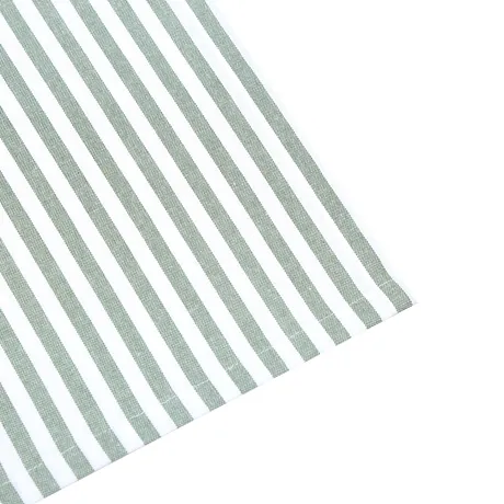 Recycelte Abwaschbare Tischdecke Melker, Grün/Weiß