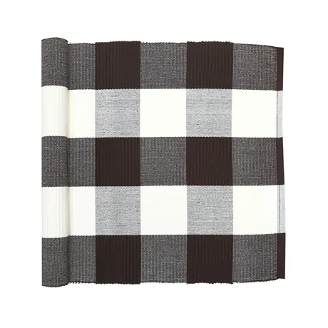 Recycelter Tischläufer Freya, Braun/Beige