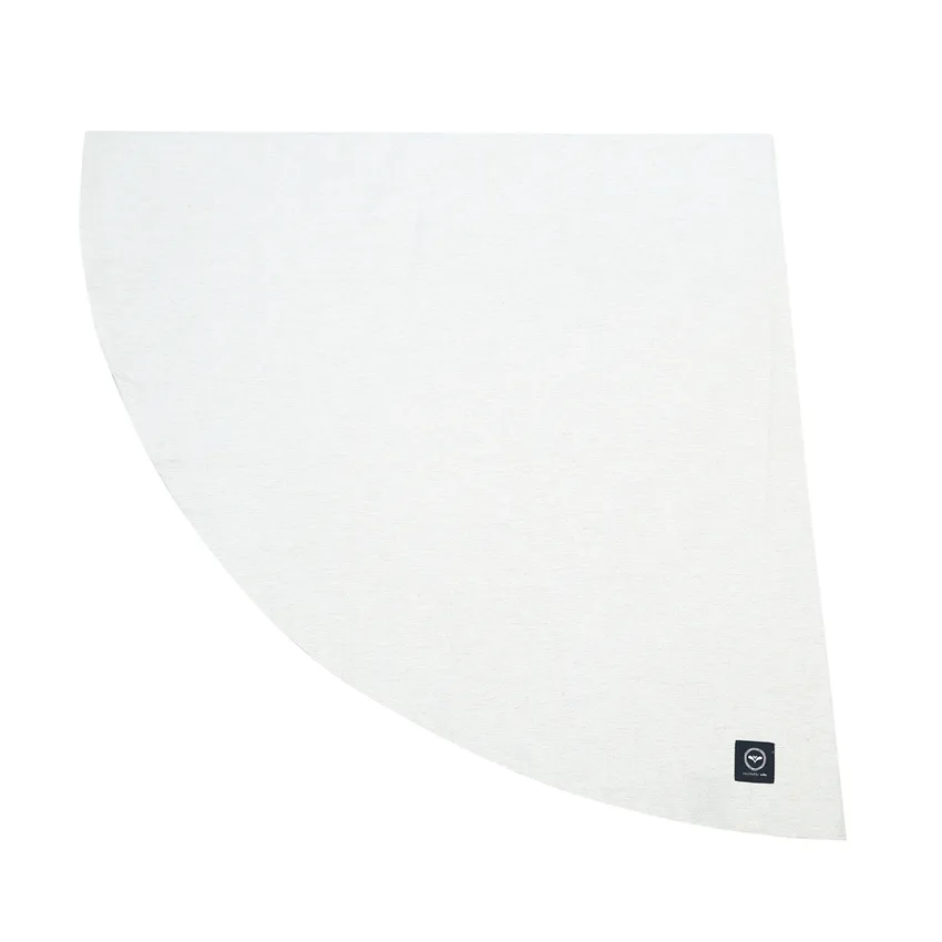 Recycelte Tischdecke Elin - rund, Beige