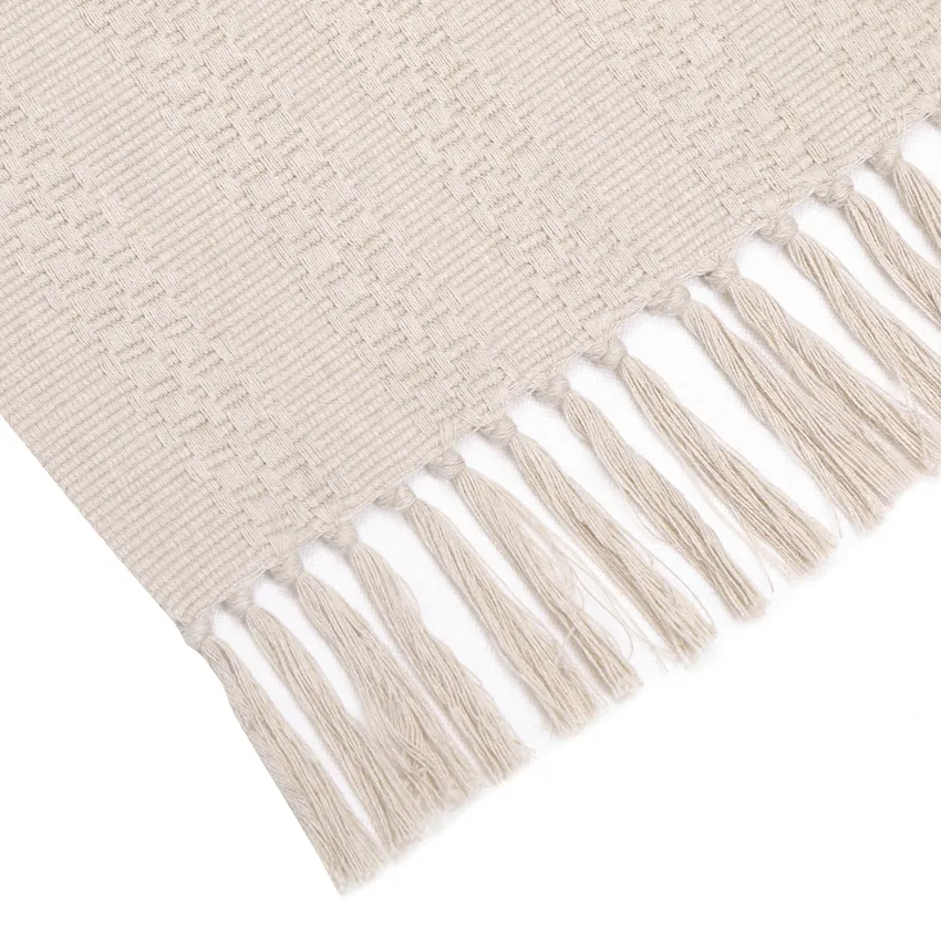 Recycled Table Runner Noa, Linen