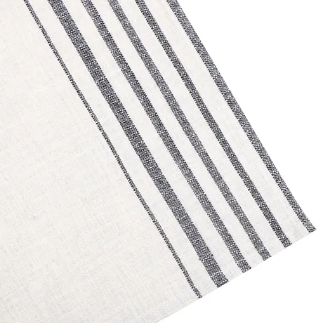 Recycled Tea Towel Charles, Ecru/Black
